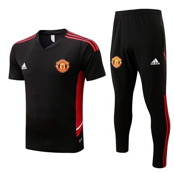 Maglia Manchester United Set Completo 22/23 Nero